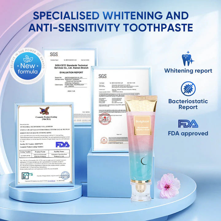 Bodyaccel Dentifrício Branqueador